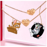 6号:周生生 91573B Tom&Jerry猫和老鼠 18K金手链
