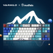 京东PLUS会员：Varmilo 阿米洛 山巅系列 VA87M 机械键盘 cherry青轴