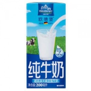 欧德堡 超高温灭菌全脂纯牛奶200ml*16