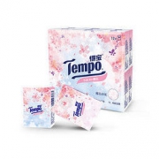 新品Tempo得宝手帕纸梦境樱语小包 樱花季限定印花12包纸巾随身装 *2件