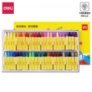 京东PLUS会员： deli 得力 72082 丝滑油画棒 48色 *5件