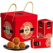 16点：稻香村 月饼礼盒含五仁月饼8味12饼600g
