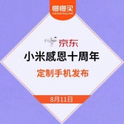 京东商城：小米816 感恩十年 雷军公开演讲