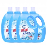 白猫 洗衣液 3kg*4瓶 清新花香