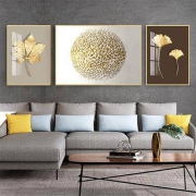 嘉恒艺 客厅装饰画 D04款(三联组合) 35*50cm*70*50cm 摩登黑