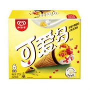 和路雪 可爱多甜筒 芒果酸奶口味 冰淇淋家庭装 62g*6支 +哈根达斯 巧克力扁桃仁口味 脆皮冰淇淋 69g *4件