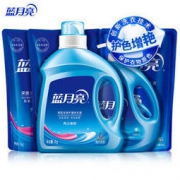蓝月亮洗衣液机洗手洗12斤套装：薰衣草2kg+机洗1kg*2袋+手洗1kg+手洗1kg袋 *2件