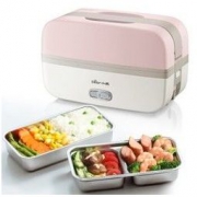 Bear 小熊 DFH-B10J2 双层 电热饭盒 粉色 *3件