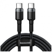 京东PLUS会员： BASEUS 倍思 Type-C数据线 100W 双Type-C口 2米
