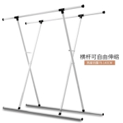 索尔诺  衣架，可伸缩落地 银色