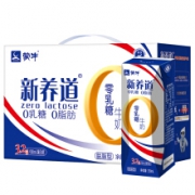 蒙牛 新养道 零乳糖脱脂型牛奶（无乳糖好吸收）250ml×12*4