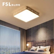 京东PLUS会员：佛山照明（FSL）吸顶灯卧室灯客厅灯调光变色欧式正方形 30W 美家 54022