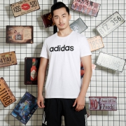 百亿补贴：Adidas 男士 圆领吸汗 透气 短袖DM4284
