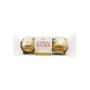 费列罗（Ferrero Rocher）榛果威化糖果巧克力 3粒装37.5g *10件
