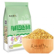 天地粮人 有机四色小米 800g *6件