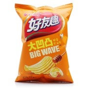 Orion 好丽友 薯片 好友趣大凹凸蜂蜜黄油味 125g/袋 *21件