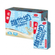 维他奶 低糖原味豆奶植物奶蛋白饮料250ml*16盒 低糖低脂早餐奶健康营养豆奶 家庭装 礼盒装 *2件