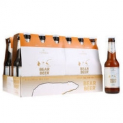 德国进口哈尔博（Harboe）白熊小麦啤酒 330ml 24瓶 *3件