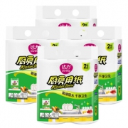 达力厨房用纸   75节*2卷*4提   白色