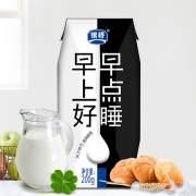 聚划算：银桥 早上好 纯牛奶 200g*12盒*2件