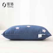 佳佰枕头 全棉高弹羽丝绒枕芯    45*70cm*1只
