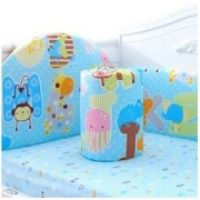 象宝宝（elepbaby）全棉婴儿床围三件套可拆洗床 套件120*70cm（丛林总动员) *3件