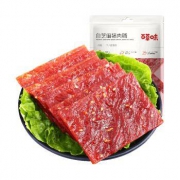 百草味 猪肉脯自然片 白芝麻猪肉脯100g*6件