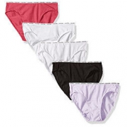 CALVIN KLEIN Cotton Stretch 女士弹力棉质内裤 5条装 黑粉白 L