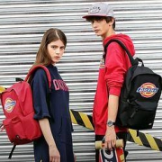 Dickies 潮流休闲 大容量 帆布双肩包