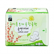 Eun jee 恩芝 超薄护翼夜用卫生巾 25cm*12片