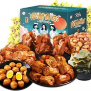 京东PLUS会员：精武 鸭脖组合零食大礼包 500g *2件