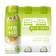 优诺（yoplait）纤维+1号 燕麦味酸奶 风味发酵乳 230g*3*4件