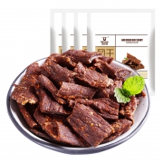 KERCHIN 科尔沁 风干牛肉干麻辣味 100g*4袋