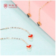 YUCIOUS 御纯金 GK213D 18k金耳时尚爱心耳线