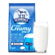 22点开始：德运 (Devondale) 澳大利亚原装进口调制乳奶粉 全脂成人奶粉1kg