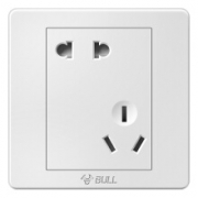 BULL 公牛 G07Z223A 白色错位五孔插座