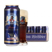德国进口（Eichbaum） 爱士堡黑啤啤酒 500ml*24 听