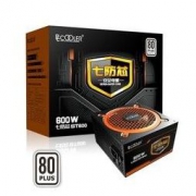 PCCOOLER 超频三 七防芯GI-ST600 额定600W 台式机电脑电源 80PLUS白牌