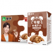 蒙牛早餐奶核桃味利乐包250ml×16盒*5