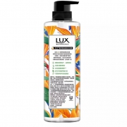 京东PLUS会员：LUX 力士 植萃精油香氛沐浴露 (天堂鸟香与玫瑰籽 550g +赠沐浴露 290g) *4件