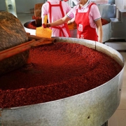 辣椒面陕西秦椒兴平油泼辣子面香辣细海椒面500g粗微辣红干辣椒粉