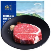 10点开始：春禾秋牧 澳洲M3 上脑原切牛排 200g 谷饲200天 牛肉生鲜 含料包