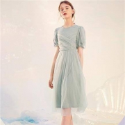 阔色 KSB2005015 女士网纱森系连衣裙