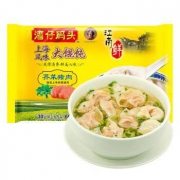 湾仔码头 上海风味荠菜猪肉大馄饨 600g 30只*9件