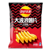 Lay's 乐事 大波浪薯片 辛辣味 135克 *15件