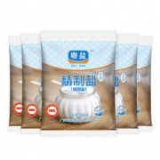 百亿补贴： 粤盐 未加碘精制盐 500g*5袋
