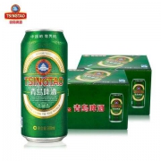 限地区：青岛啤酒 经典500ml*24听*2