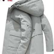 YALU YB67U1250 男士连帽加厚羽绒服短款