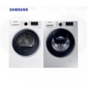 SAMSUNG 三星 WW90K5410US/SC+DV8WM5010QW/SC 洗烘套装 滚筒9kg+热泵8kg