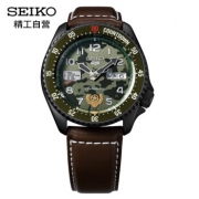 SEIKO 精工 × 街霸5 合作限定款 SRPF21K1 GUILE古烈 机械腕表